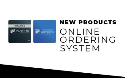 New Products on OOS | Vueline Imported Aluminium Shutters & Pleated Screens Now Available!