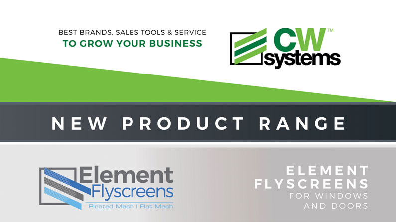 New Products | Element Flyscreens – Pleated Stackable & Flat Retractable