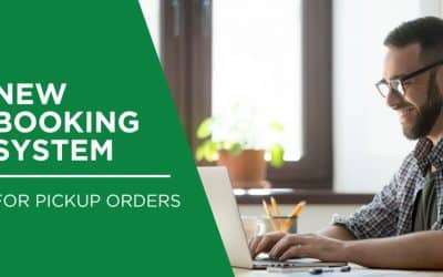 New Booking System For Pickup Orders