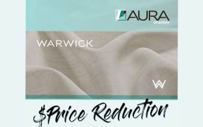 Aura Drapery | Warwick Fabrics Price Reduction