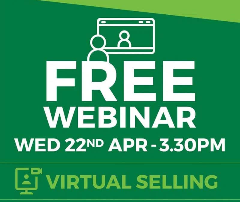 Live! Virtual Selling Webinar: 22 Apr | 3:30PM AEST