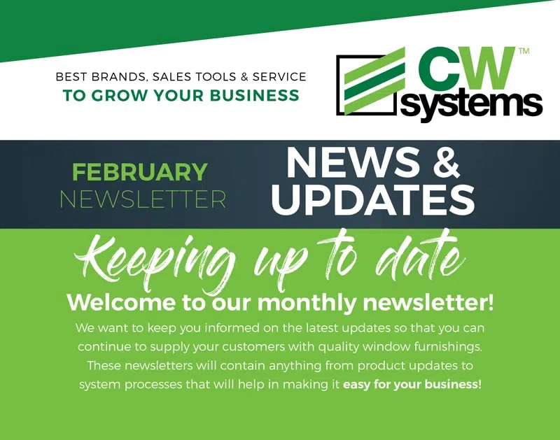 cwsystem Newsletter February 2022 keep to update