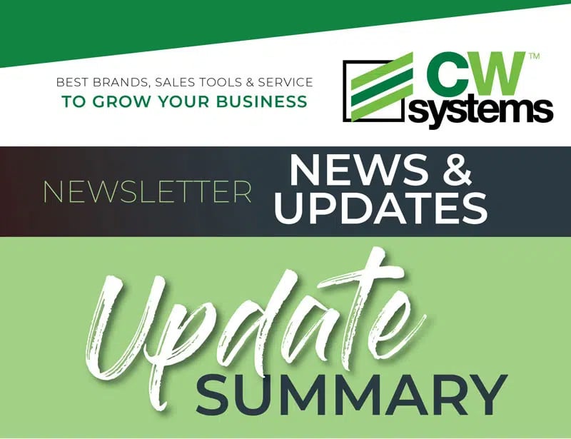 cwsystems Newsletter May 2022 update summary