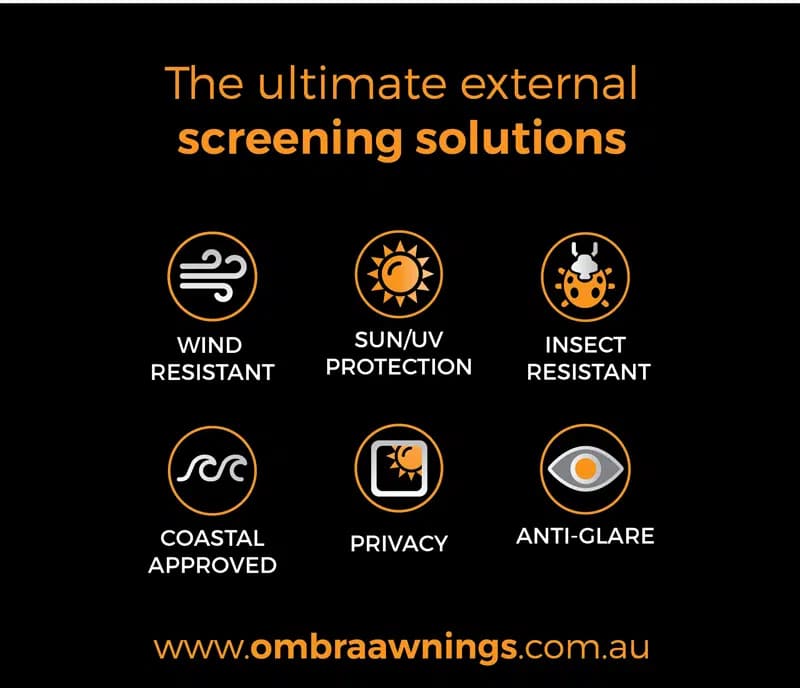 cwsystems Ombra Awnings wire screening solution